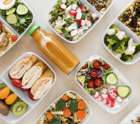 image showing healthy meal prep