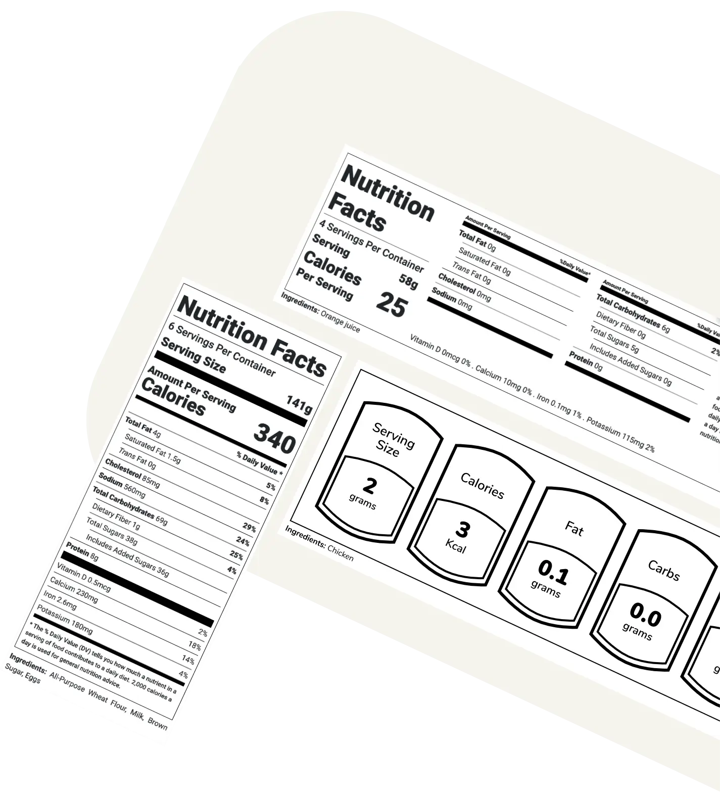 Food Label Maker Easy to use Compliant