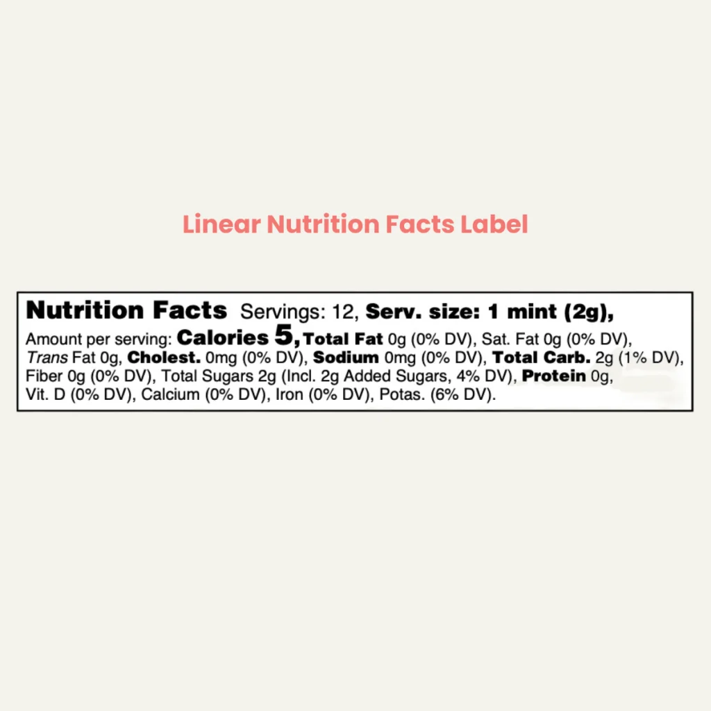 FDA Nutrition Label Templates for US Compliance